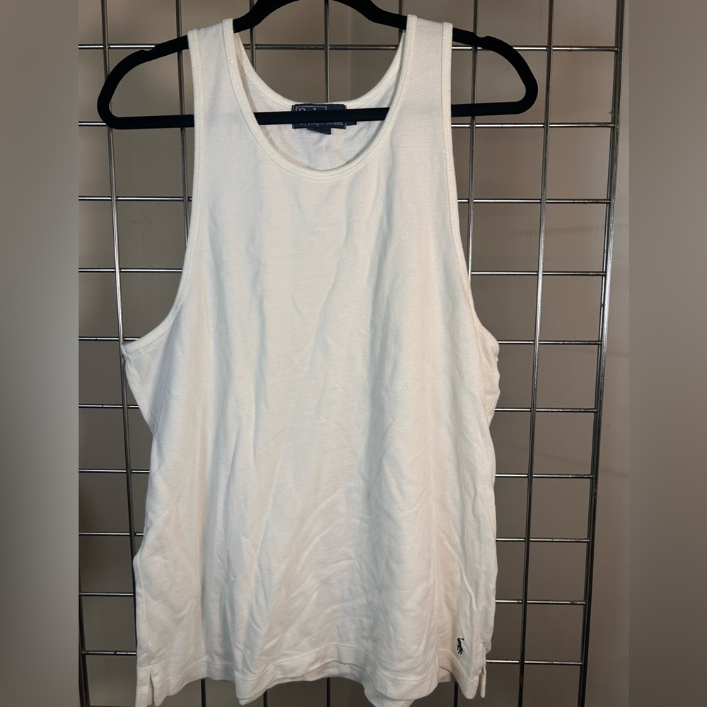 Polo by Ralph Lauren Cream Tank Top Men’s Size L